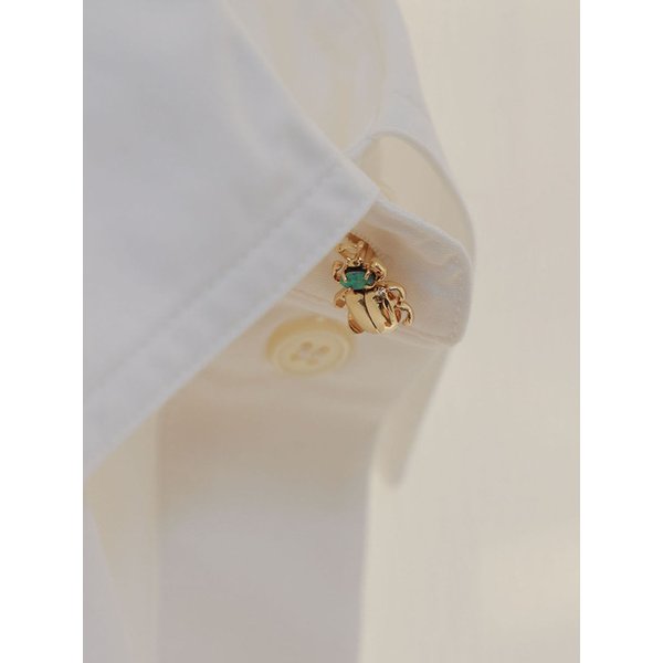 오팔 풍뎅이 브로치