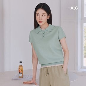 25SS 프렌치 린넨혼방 시어 카라니트 3종