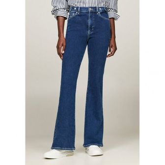 이스퀘어 4996878 Tommy Hilfiger SYLVIA HIGH RISE - Bootcut jeans denim medium