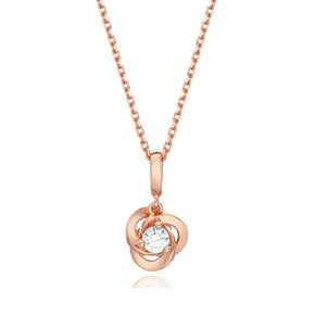 티니트라이 0.08ct 다이아 목걸이 18K