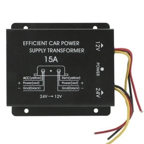신형 차량 dcdc컨버터 24v12v컨버터 24v-12v 15A 다운