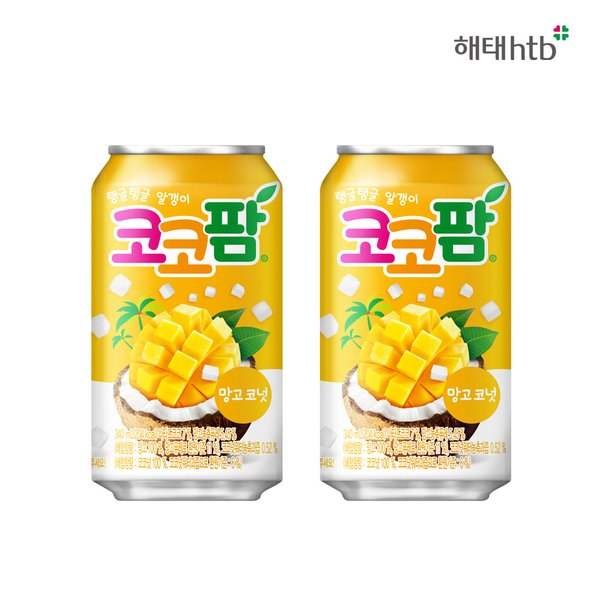 [코카콜라직영]  코코팜 망고코넛 340ml 24입