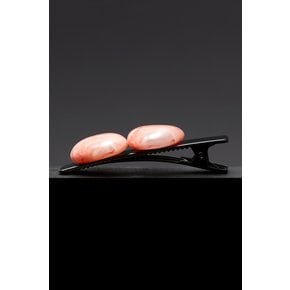 Dual Pebble Hairpin - Peach