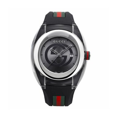 YA137116 SYNC 남성 러버 쿼츠 46mm