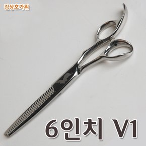 김상호가위 6 틴닝 숱가위 V1 KOW6030 미용가위 가위 일본수입철 숫가위 튄닝가위 머리가위