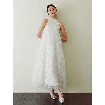 가니송 Bridal Angel Pollen Halterneck Dress_white