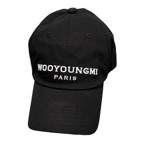 논현 더팩토리26SS 우영미 로고 엠브로이드 볼캡 야구모자 W261CA52 661B