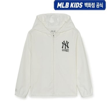 MLB키즈 [백화점공식] 25SS 베이직 후드 집업 래쉬가드  7ASWB0353-50WHS
