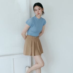[26 S/S] 잇미샤 벨티드 플리츠 미니 스커트 ITQ5ZSK920