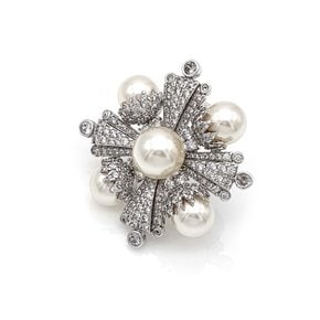 Christie pearl brooch