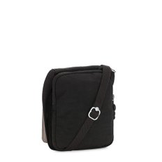 Kipling 여성 메신저 가방 그레이, 블랙 (블랙 느와르), 20cm, 뉴 엘도라도