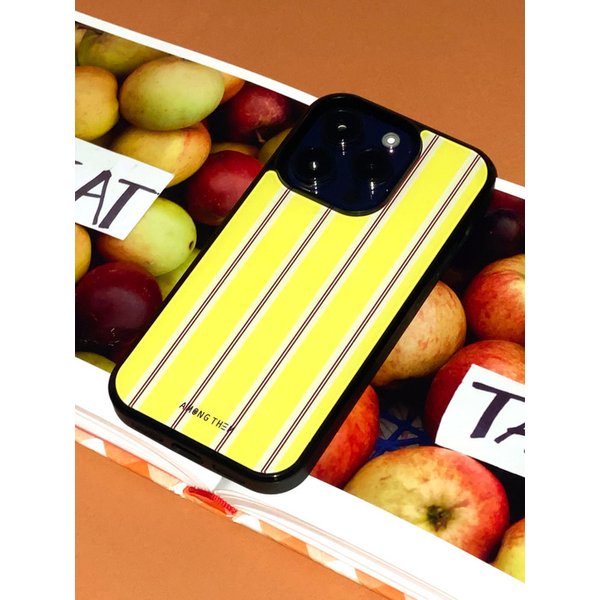 [Magsafe]Glossy Black Bumper Case _line lemon