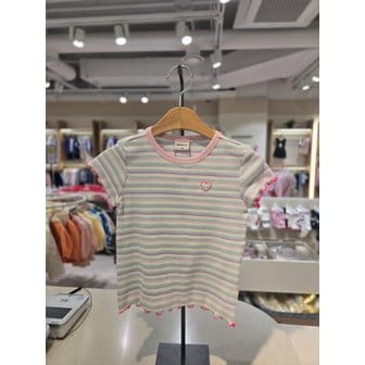 래핑차일드 [파주점] (BL)스트라이프 골지  반팔티 8631933176
