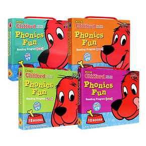 영어원서 클리포드 파닉스 Clifford Phonics Fun Pack With StoryPlus 4종 세트 (Paperback)(StoryPlus QR)