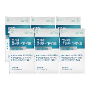 애플트리김약사네 벨기에 유산균 다이어트 트리플러스 5.5g x 15포 x 6박스