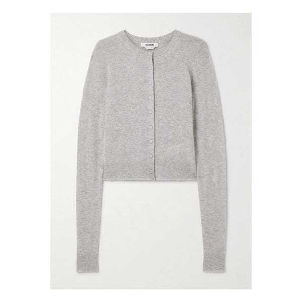 캐시미어 가디건 그레이 46376663162928261