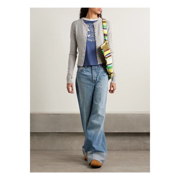 캐시미어 가디건 그레이 46376663162928261