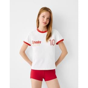 버쉬카 파이핑 스포츠 티셔츠 7553/152 CREAM