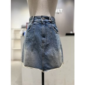 [여주점] 백 레이스업 데님 숏 스커트  ER3DS860
