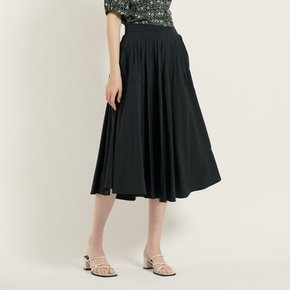 [여주점] 뒤허리밴딩 주름스커트 B5B4S215