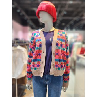 베네통 [부산점] 자카드 체크 니트 가디건 BAKC50461