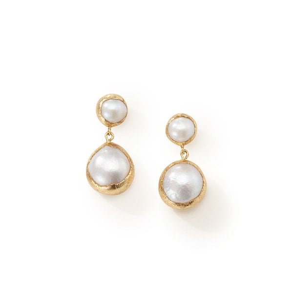 Baroque Freshwater Pearl Drop Earrings