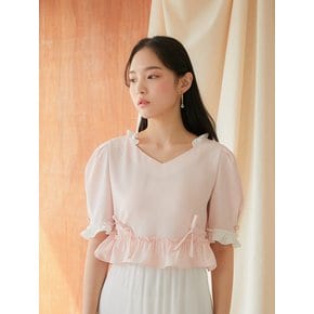 Puff Sleeve Blouse BABY PINK