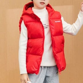 심플후드조끼패딩 아동패딩 겨울조끼 후드패딩조 후드점퍼 남아 초등여아 아동외.._P378190453