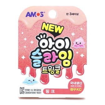 아모스 아이슬라임 70g 트윙클 핑크