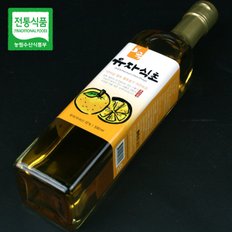 초산정 오곡 유자식초 500ml(500mlx1병)/식초명가 자연발효식초 홍초 미초 흑초