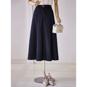 사선포켓 뒷밴딩 A라인 스커트 T2504SK605A_P392880734
