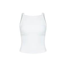 PAD BACKLESS TOP WHITE