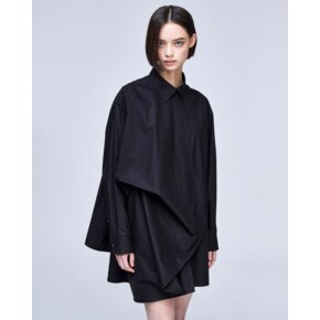 [파주점] [송지오우먼]송지오 컬렉션 바이어스 드레이프 원피스 블랙 WH2OP702BK