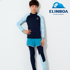 주니어 래쉬가드 버드네이비 보드숏 3PCS_P300347840