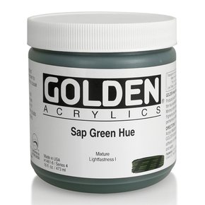 H.B 아크릴릭 물감 473ML S4_Historical Colors Sap Green Hue