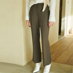 [블랭크03] wool boot cut pants_brown