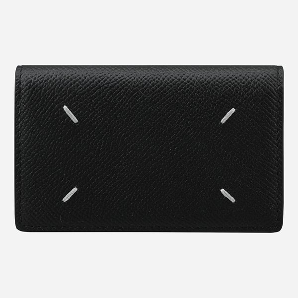 [시흥점] [마르지엘라]6S SA3VX0005 P4745 T8013 스티치 폴드 카드 지갑 블랙