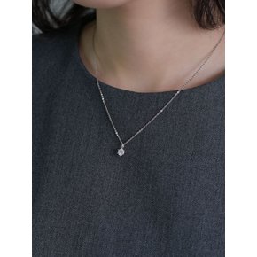 14k formal lab diamond necklace