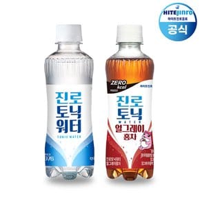 하이트진로 진로 토닉워터 300ml x 12개 + 얼그레이홍차 300ml x 12개