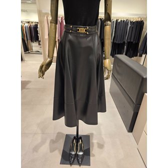 지고트 [파주점] 벨티드 페이크레더 라인 스커트 JR2A0SK311