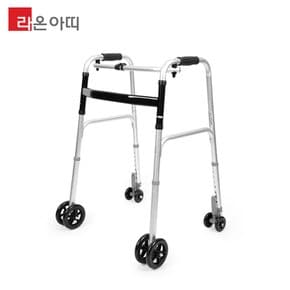 라온아띠 접이식 바퀴형 워커 KCS-202 보행보조기
