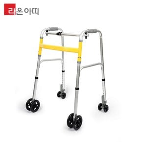 라온아띠 접이식 바퀴형 워커 KCS-202 보행보조기