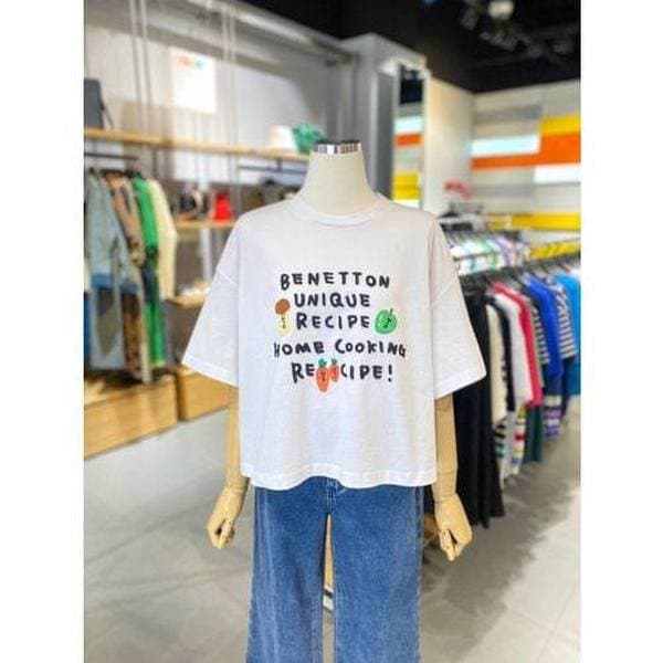[여주점] 레터링 자수 티셔츠 (BATSB7631)