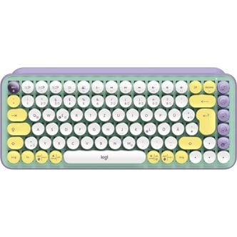 Logitech 독일 로지텍 mxkeys 1825674 Logitech POP Keys mechanical wireless keyboard with customisabl