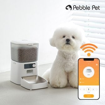  [페블펫] 와이파이(Wi-fi) 앱연동 강아지 고양이 스마트 자동급식기 IPF-W100