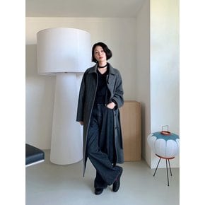 아만다 레글런 캐시미어 코트_차콜 / AMANDA REGLAN CASHMERE COAT_CHARCOAL