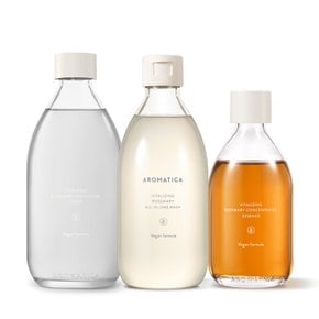 바이탈라이징 로즈마리 스킨 케어 3종 세트 (올인원 워시 300ml+ 토너 300ml+ 에센스 100ml)