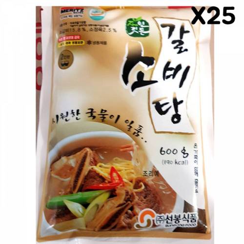 소갈비탕 냉동 FK 즉석탕 선봉 600g X25