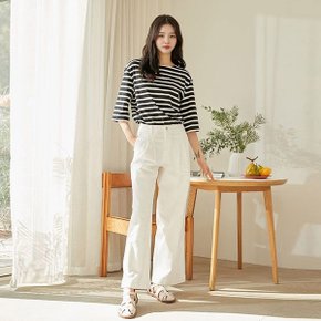 [최초가 79,900원][르포엠]레이지 와이드 턱 콘밀 데님팬츠