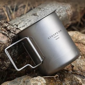 캠핑 머그컵 티타늄 등산컵 백패킹 물컵 300ml 450ml